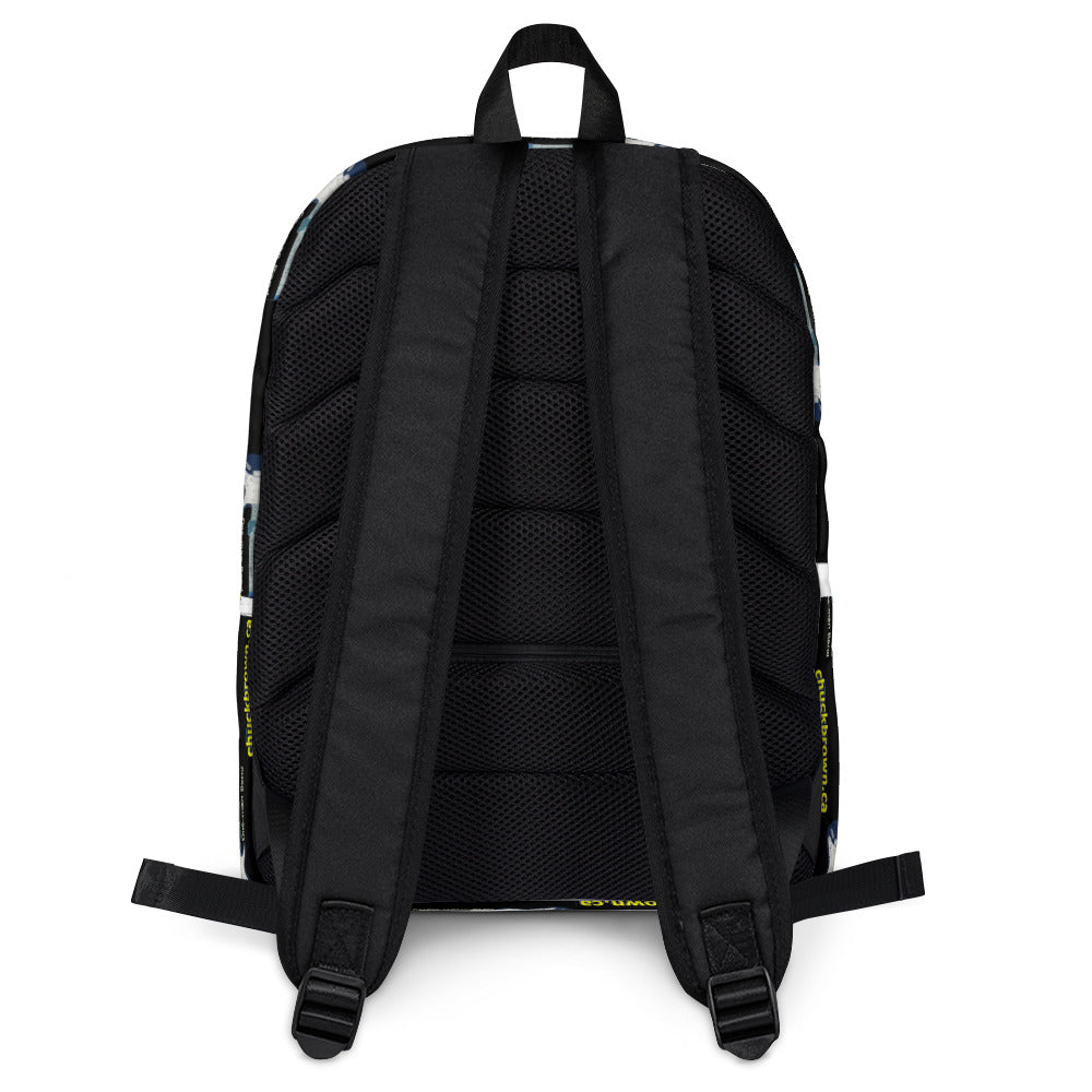 'CB' Backpack: "...TRAIN WRECK" + side-print