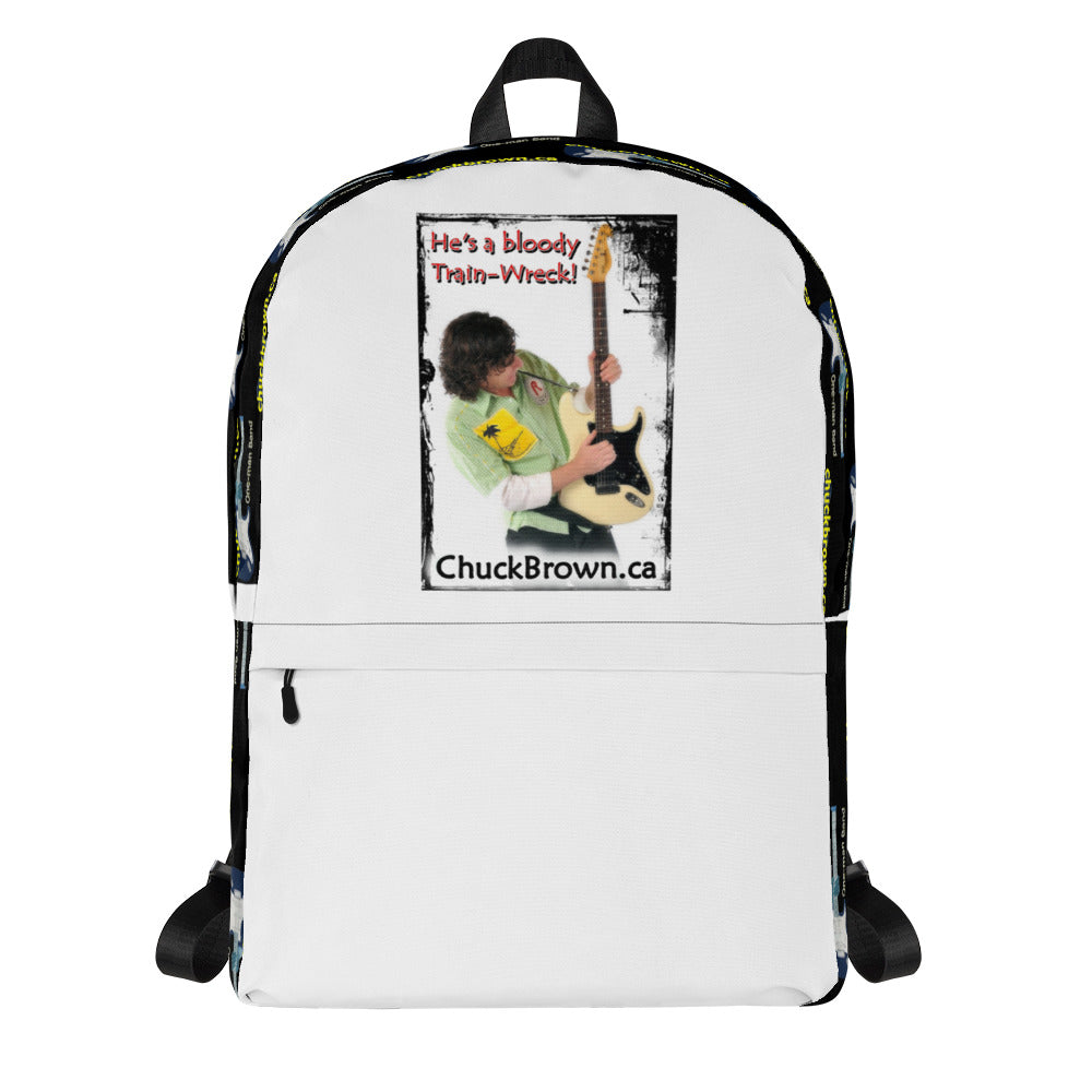 'CB' Backpack: "...TRAIN WRECK" + side-print