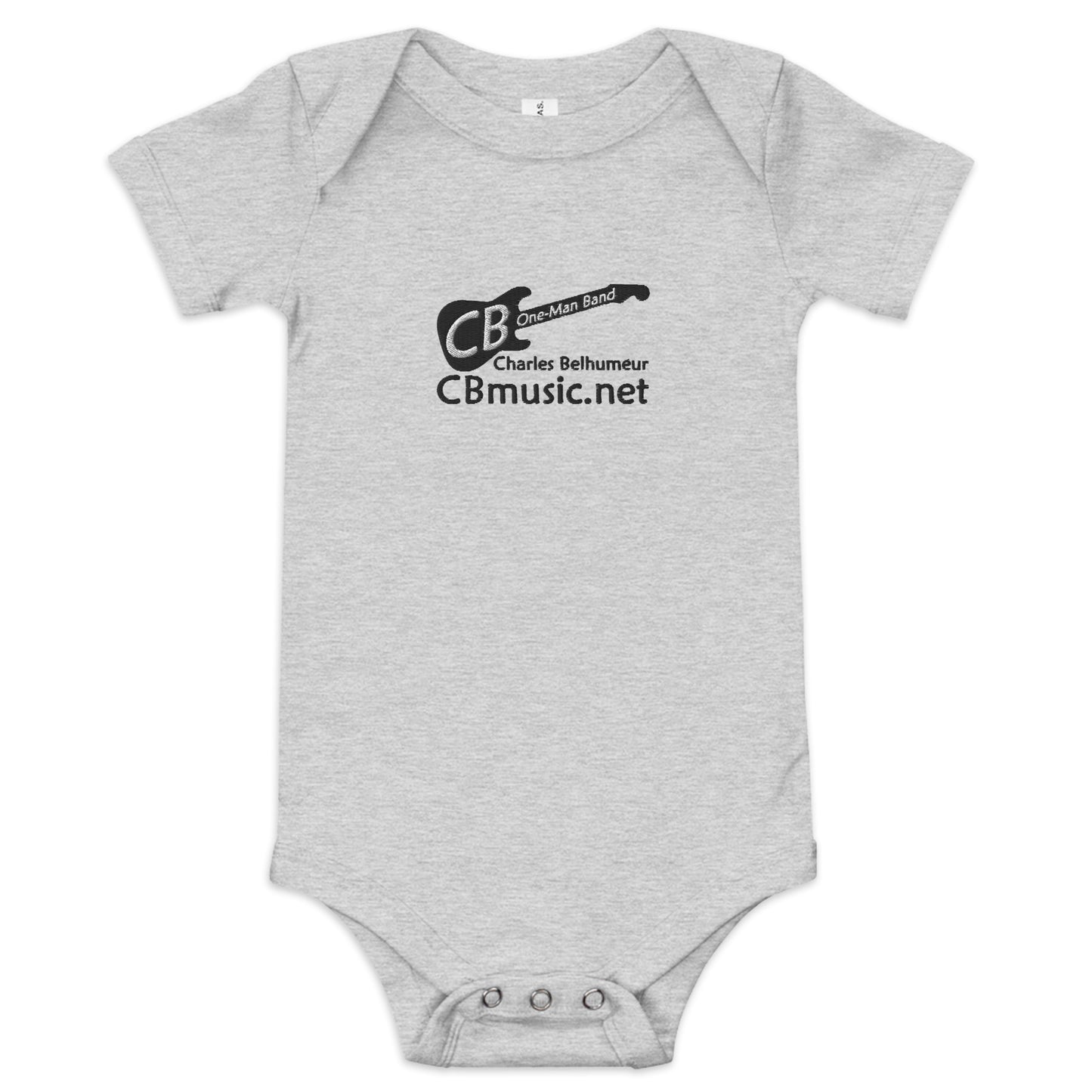 Baby-Grow: One-piece /short-sleeve /Unisex *Embroidered