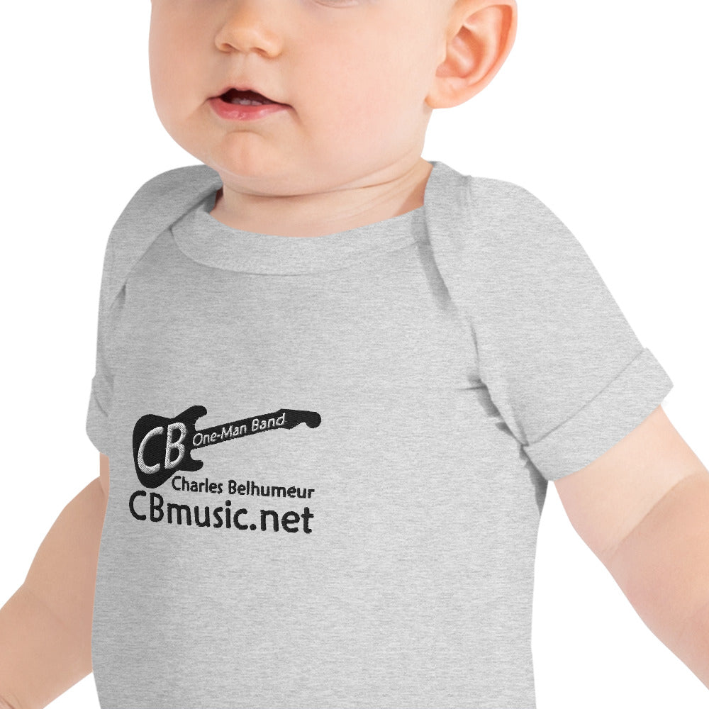 Baby-Grow: One-piece /short-sleeve /Unisex *Embroidered