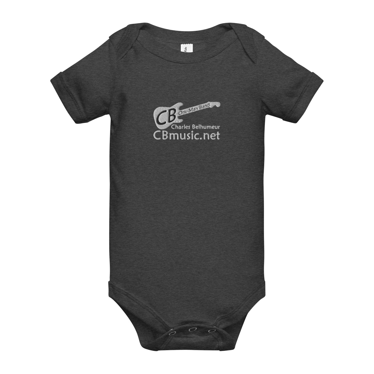 Baby-Grow: One-piece /short-sleeve /Unisex *Embroidered