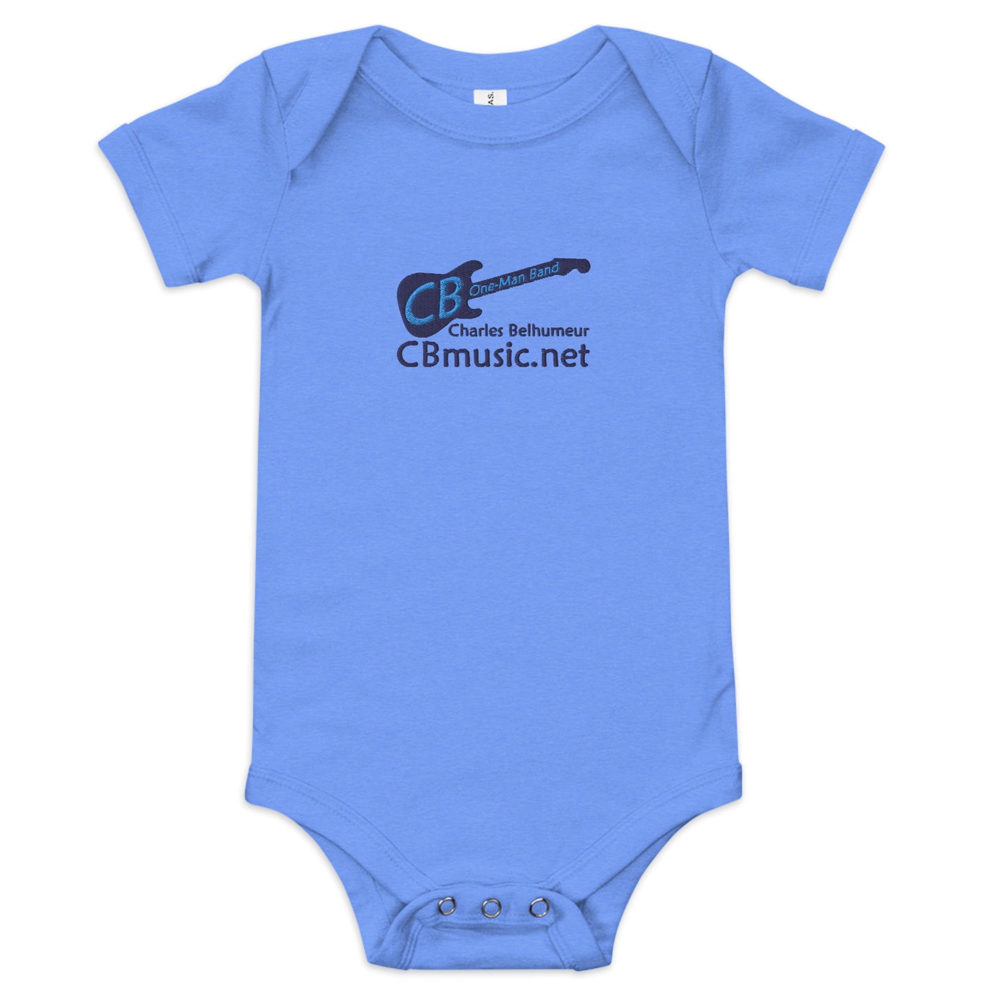 Baby-Grow: One-piece /short-sleeve /Unisex *Embroidered