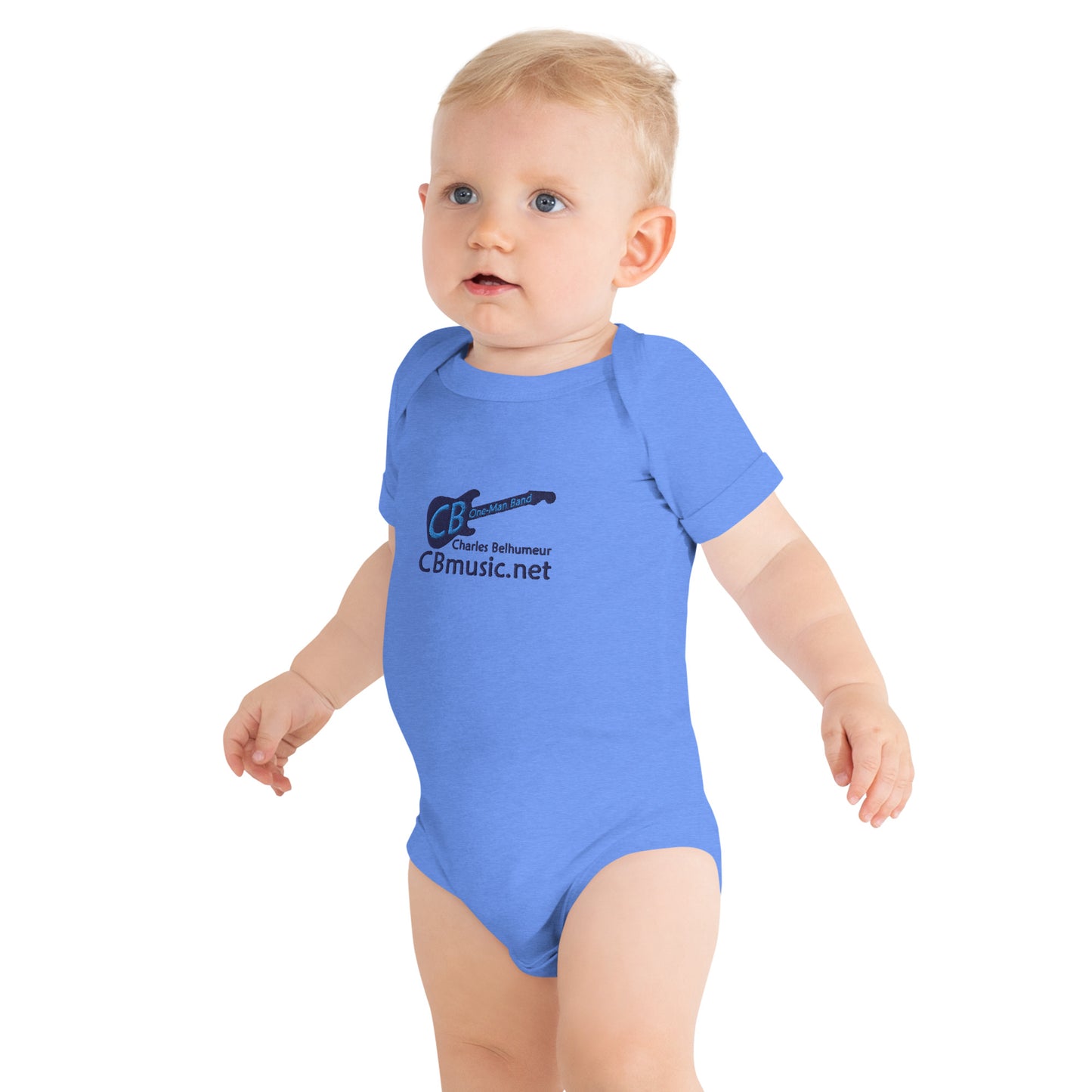 Baby-Grow: One-piece /short-sleeve /Unisex *Embroidered