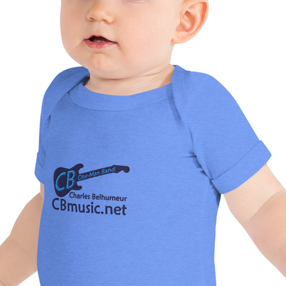 Baby-Grow: One-piece /short-sleeve /Unisex *Embroidered