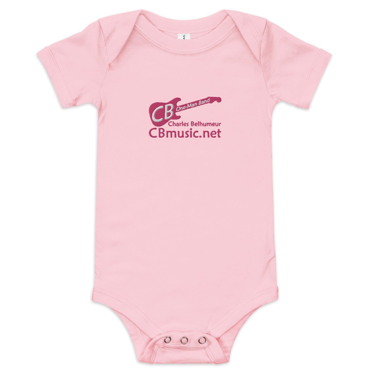 Baby-Grow: One-piece /short-sleeve /Unisex *Embroidered