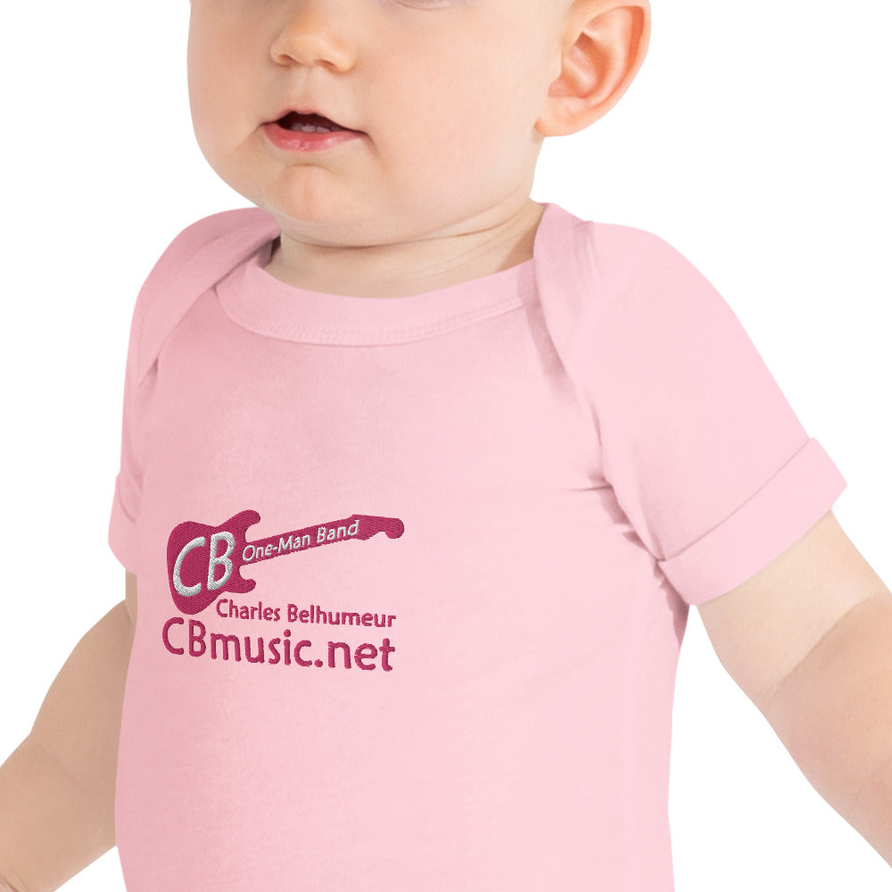 Baby-Grow: One-piece /short-sleeve /Unisex *Embroidered