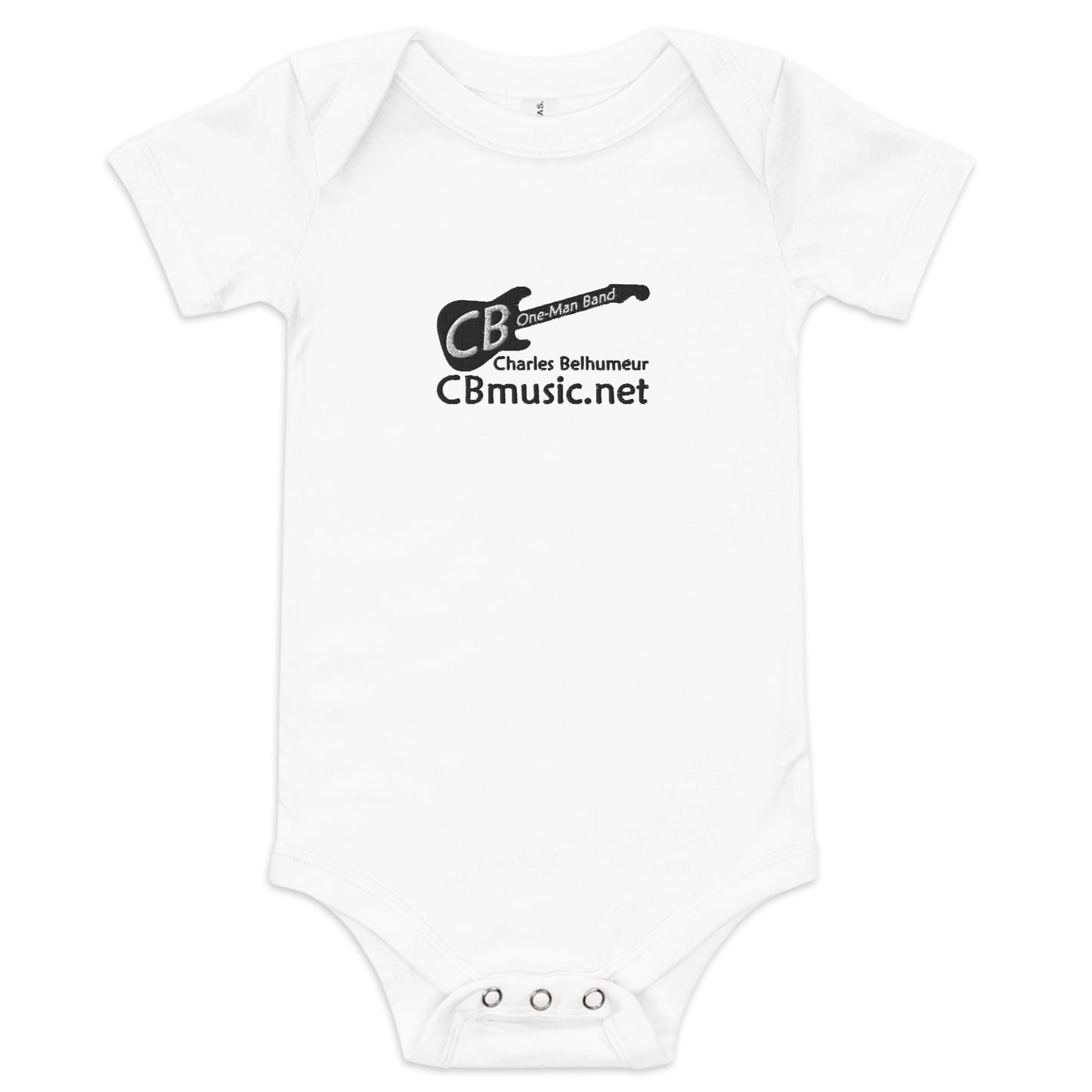 Baby-Grow: One-piece /short-sleeve /Unisex *Embroidered