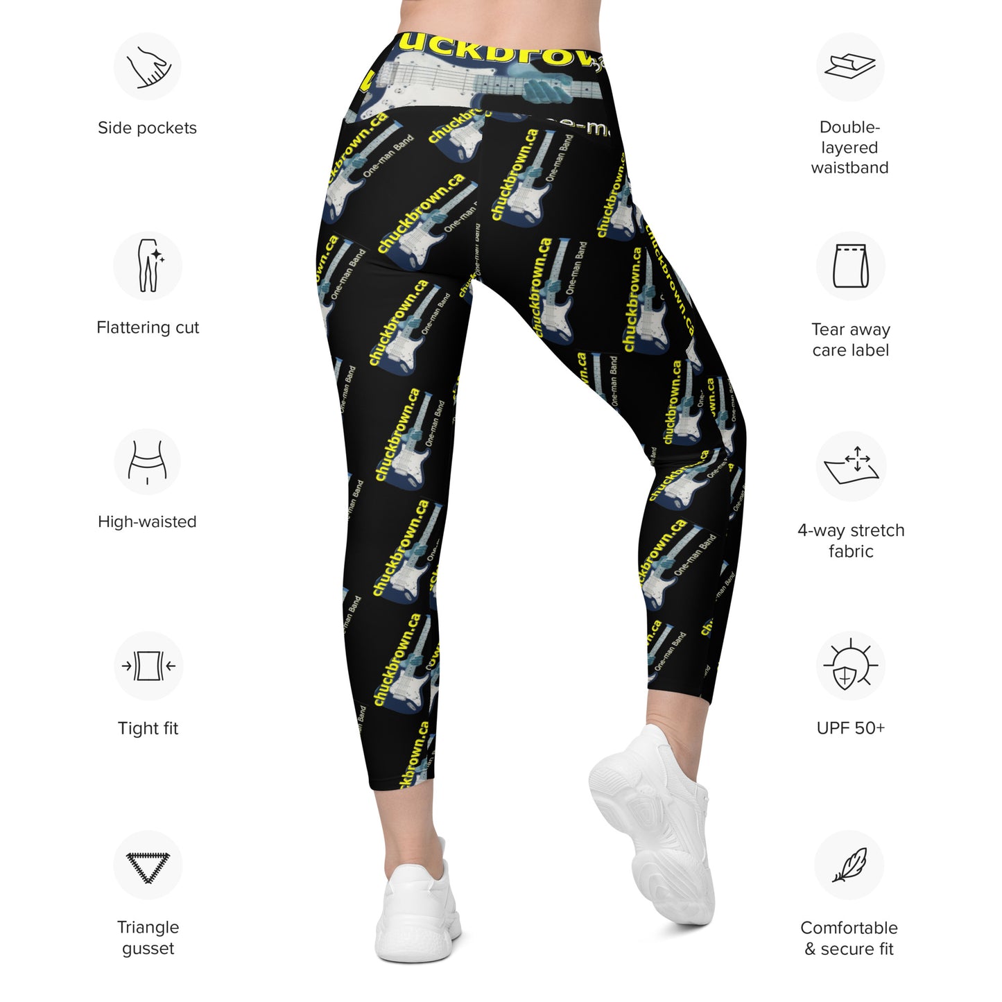 'CB' Leggings with pockets