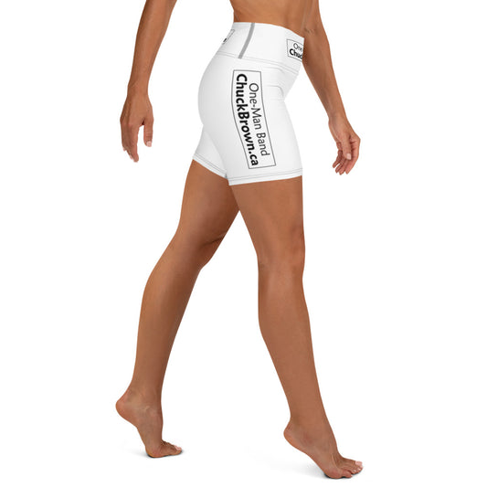 CB Yoga Shorts w/White logo