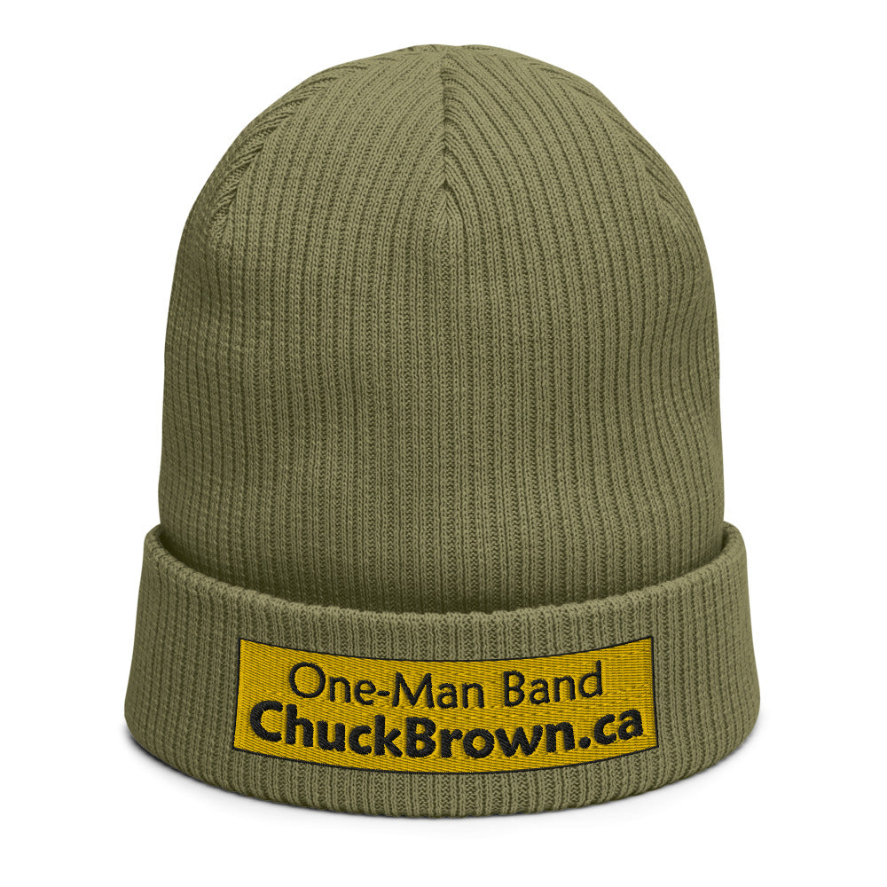 CB Organic ribbed beanie hat