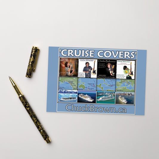 'CB' postcard: 'CRUISE COVERS' collage