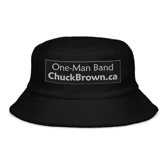 'CB' Terry-cloth bucket-hat
